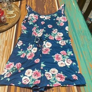 Floral Romper Size Medium